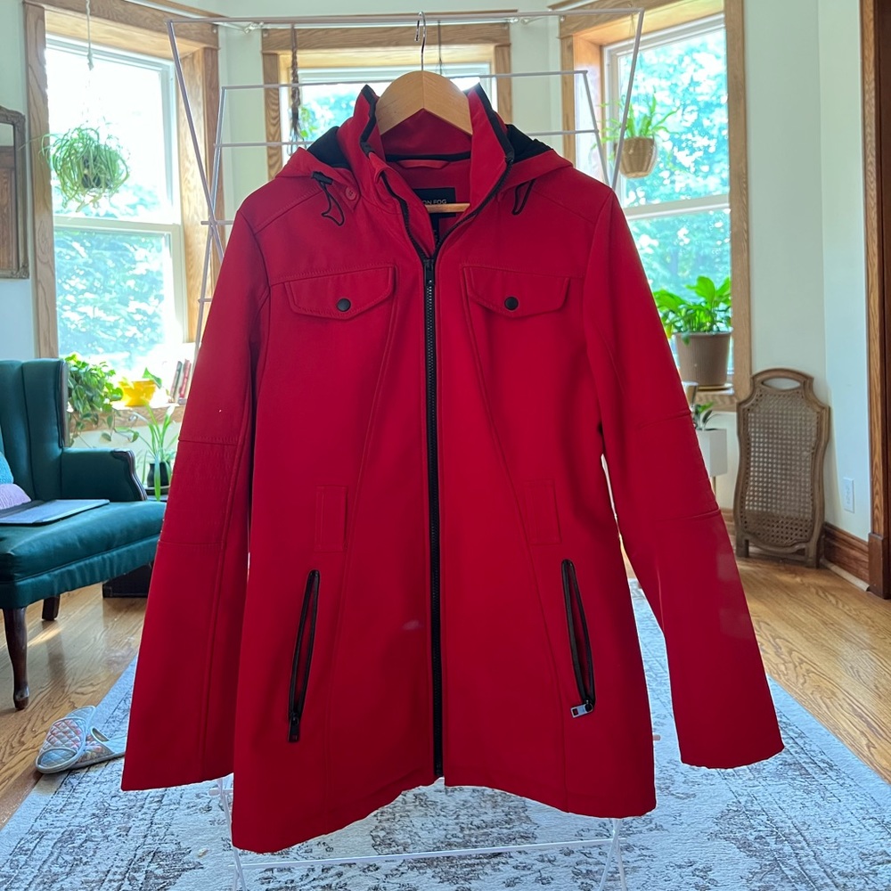 Red London Fog Jacket